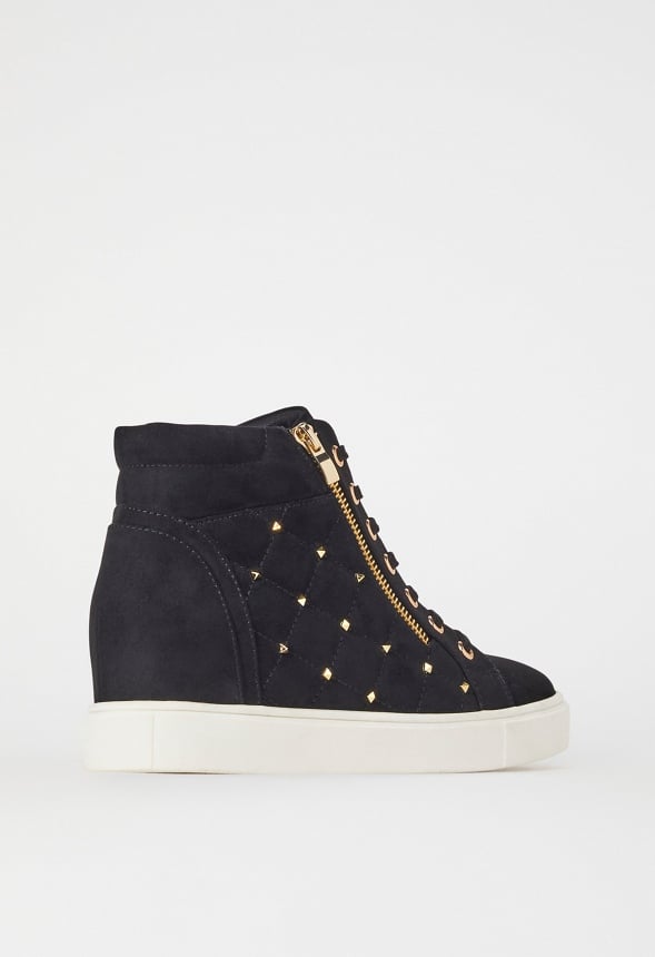NIYA WEDGE SNEAKER Black