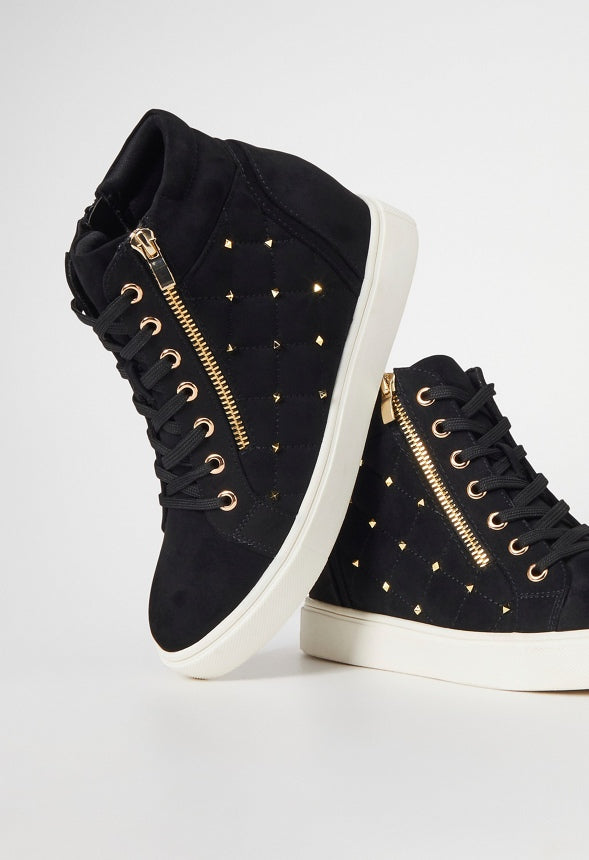 NIYA WEDGE SNEAKER Black