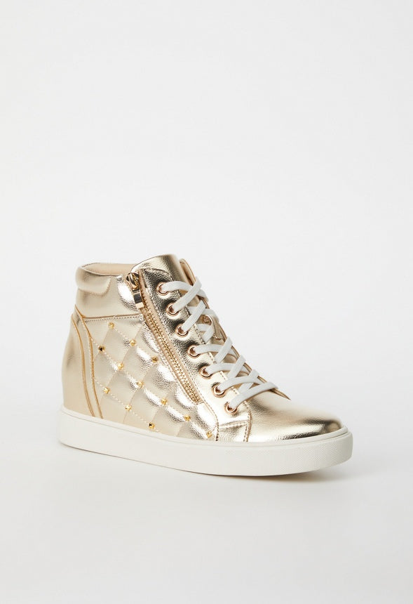 NIYA WEDGE SNEAKER Gold