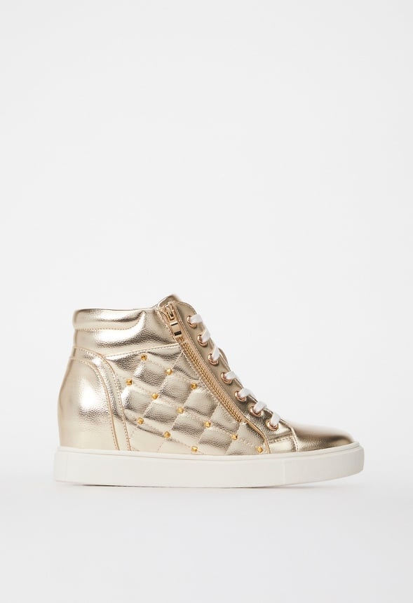 NIYA WEDGE SNEAKER Gold