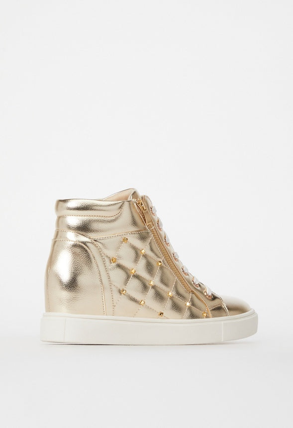 NIYA WEDGE SNEAKER Gold