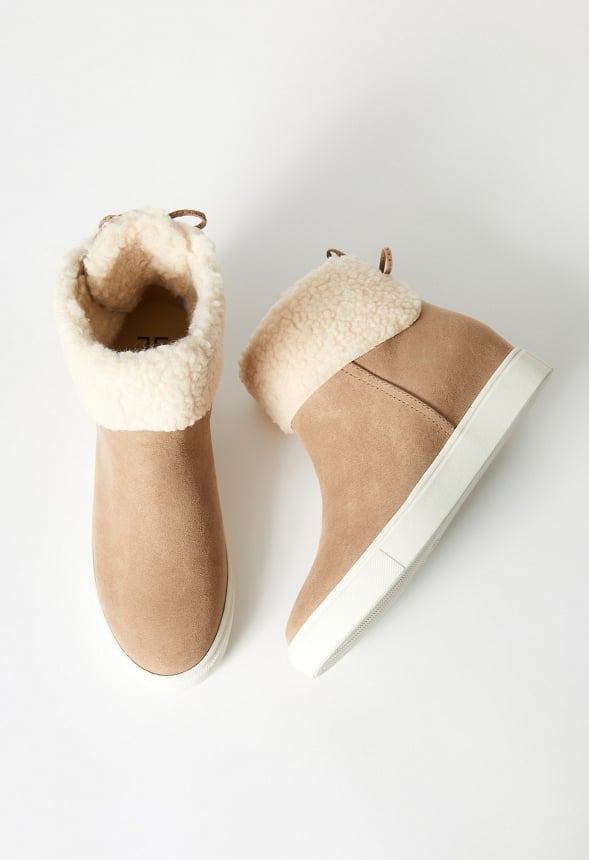 Denver Wedge Sneaker Portabella/Bone