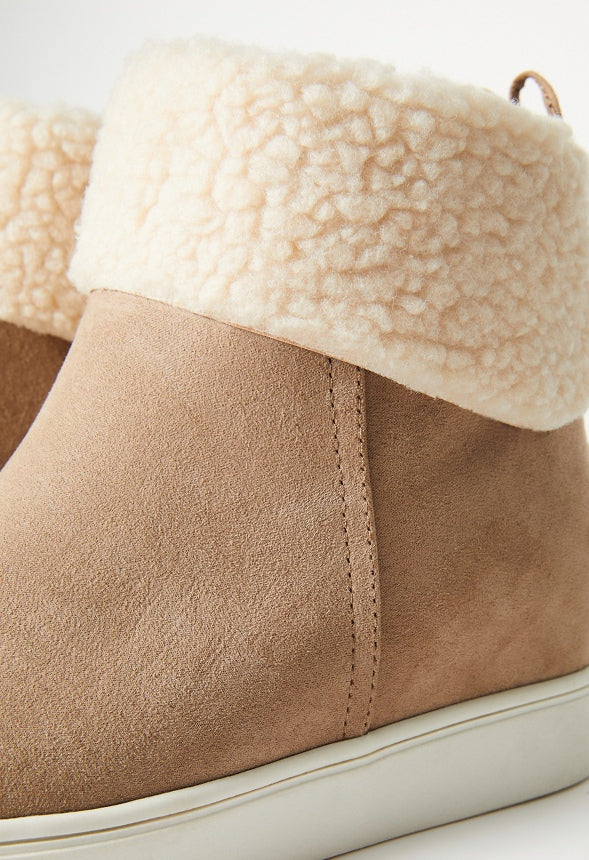Denver Wedge Sneaker Portabella/Bone
