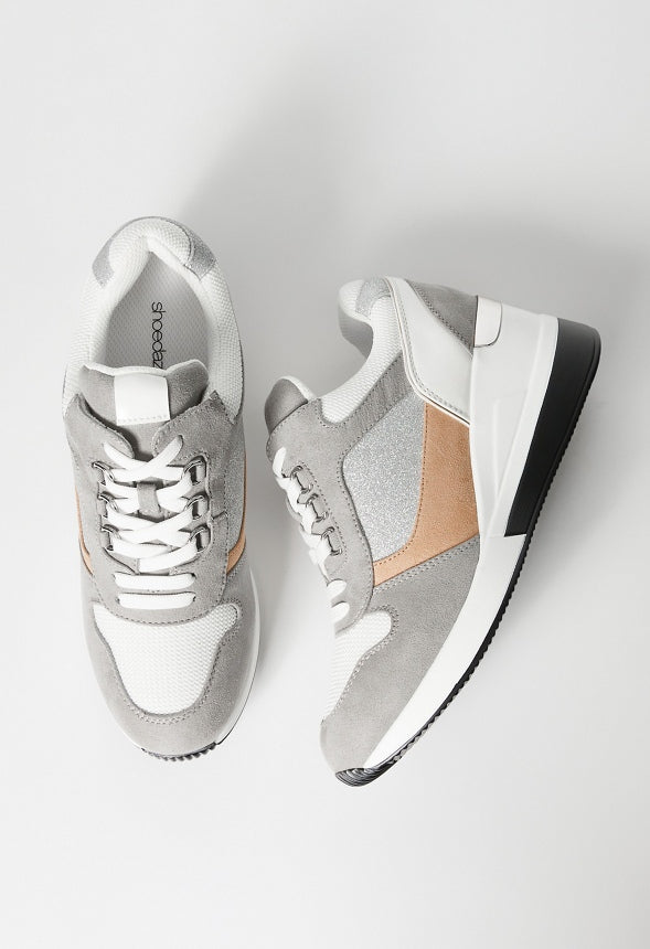 Trinity Wedge Sneaker Vapor Blue Multi