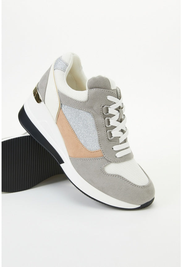Trinity Wedge Sneaker Vapor Blue Multi