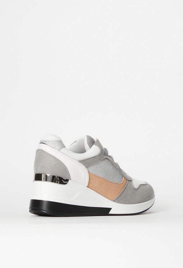 Trinity Wedge Sneaker Vapor Blue Multi