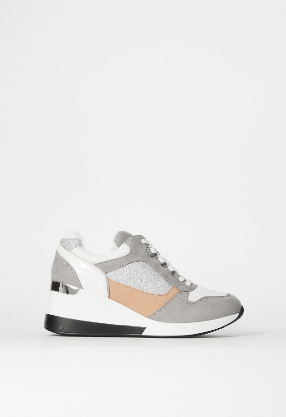 Trinity Wedge Sneaker Vapor Blue Multi