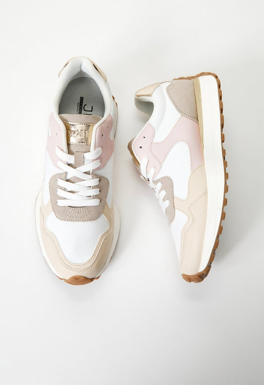 Marsha Retro Sneaker Chalk Pink Multi