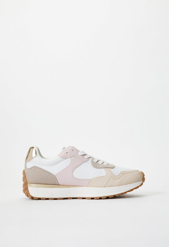 Marsha Retro Sneaker Chalk Pink Multi