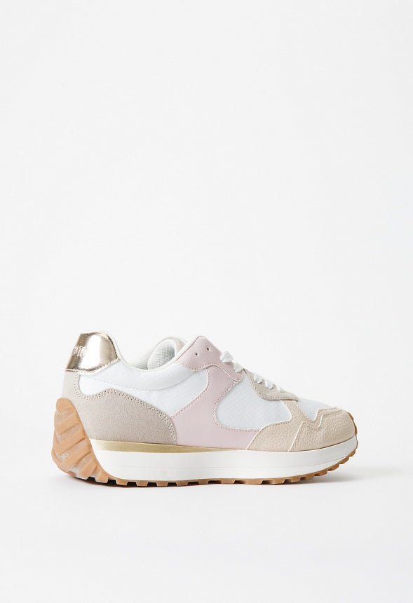 Marsha Retro Sneaker Chalk Pink Multi