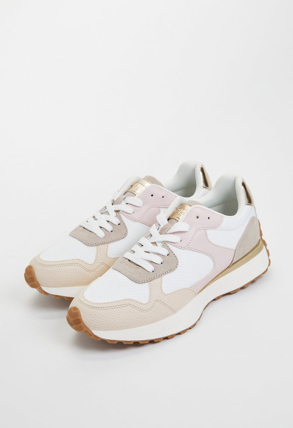 Marsha Retro Sneaker Chalk Pink Multi