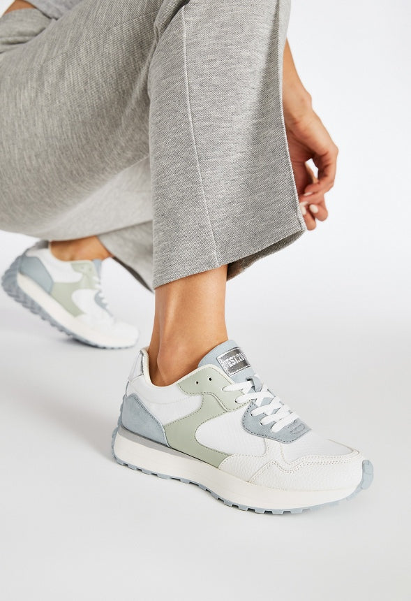 Marsha Retro Sneaker Soft Blue Multi