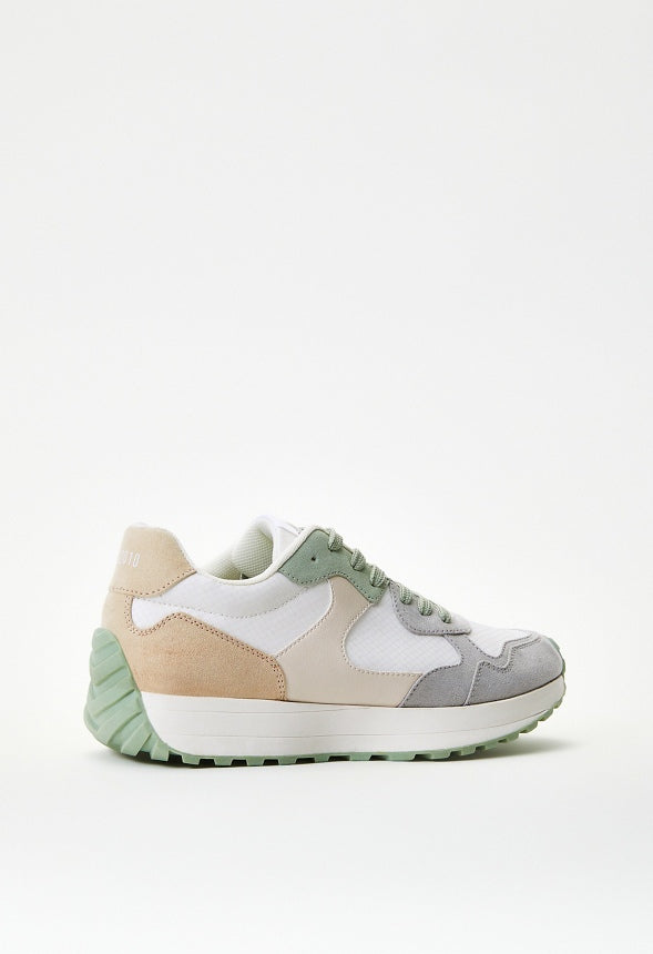 Marsha Retro Sneaker Sage Multi