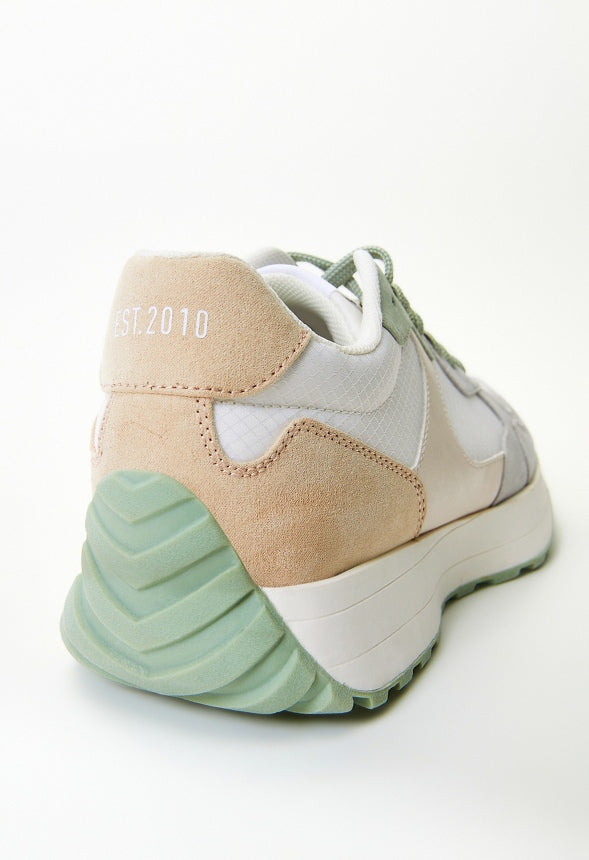 Marsha Retro Sneaker Sage Multi