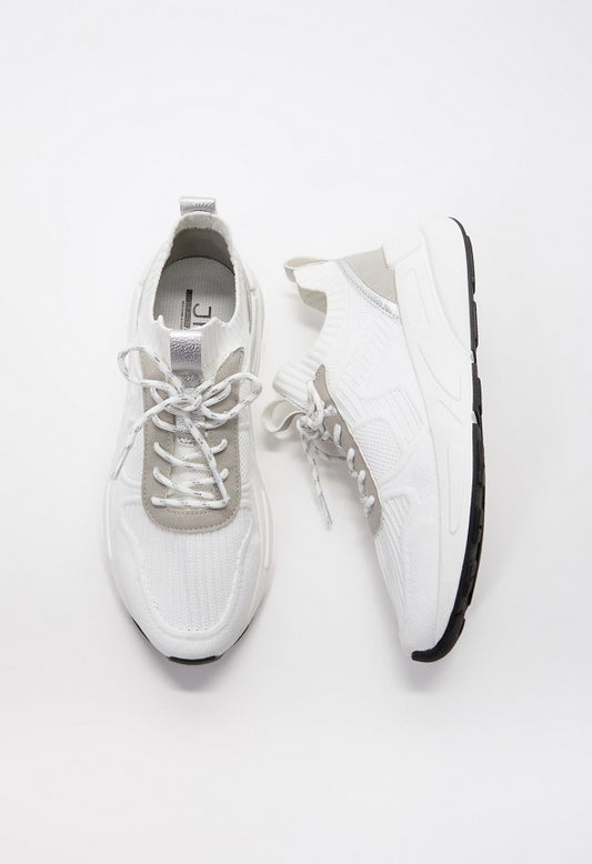 Kori Athletic Sneaker White/ Light Grey/ Silver