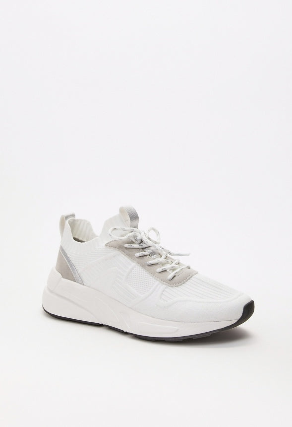 Kori Athletic Sneaker White/ Light Grey/ Silver