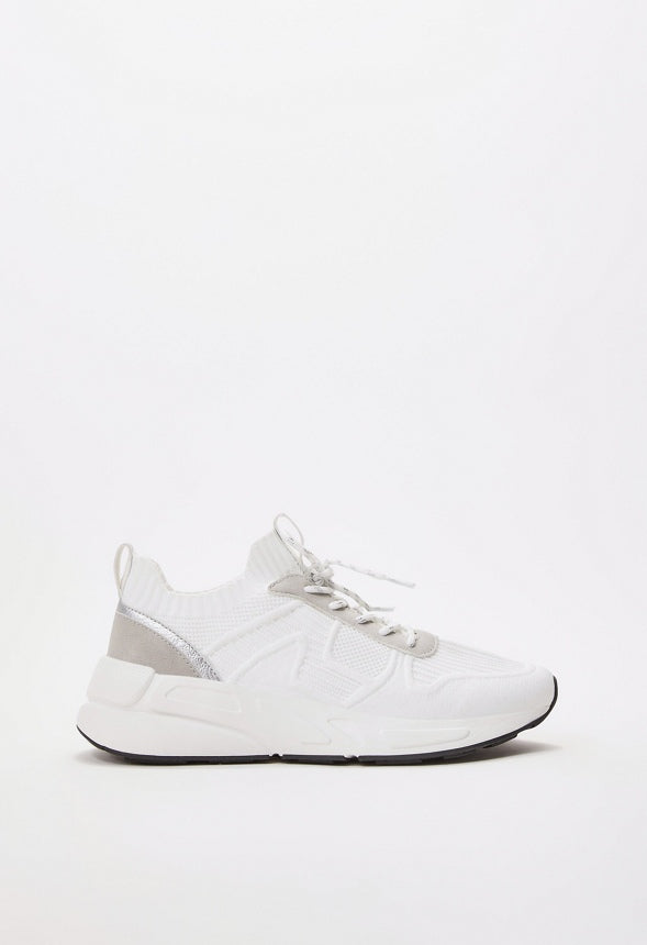Kori Athletic Sneaker White/ Light Grey/ Silver