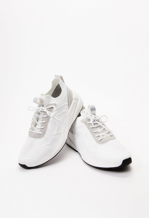 Kori Athletic Sneaker White/ Light Grey/ Silver