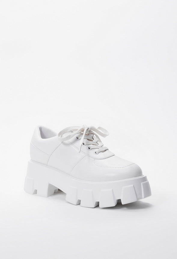 Sabine Lug Sole Sneaker Bright White