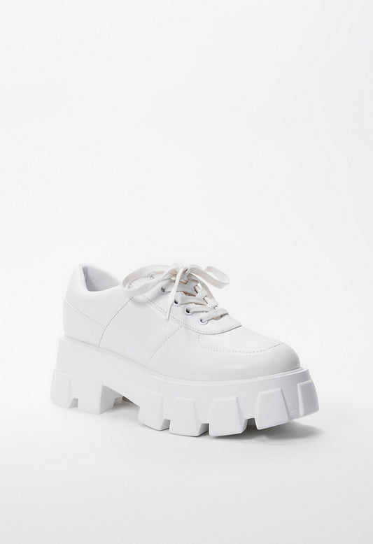 Sabine Lug Sole Sneaker Bright White