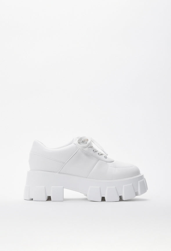 Sabine Lug Sole Sneaker Bright White