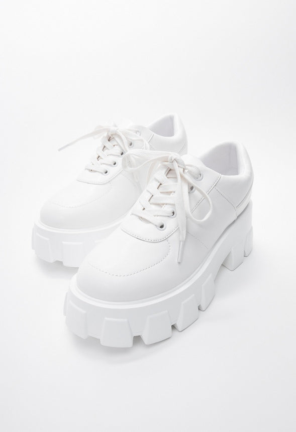 Sabine Lug Sole Sneaker Bright White