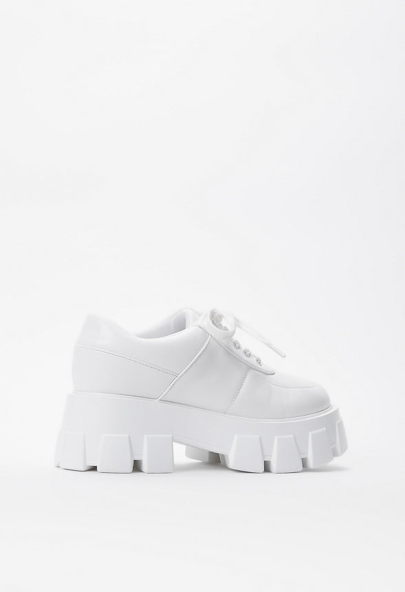 Sabine Lug Sole Sneaker Bright White