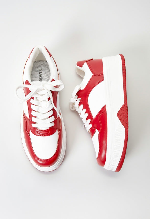 Billie Court Sneaker Salsa Red/ Bright White