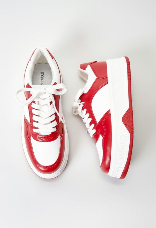 Billie Court Sneaker Salsa Red/ Bright White