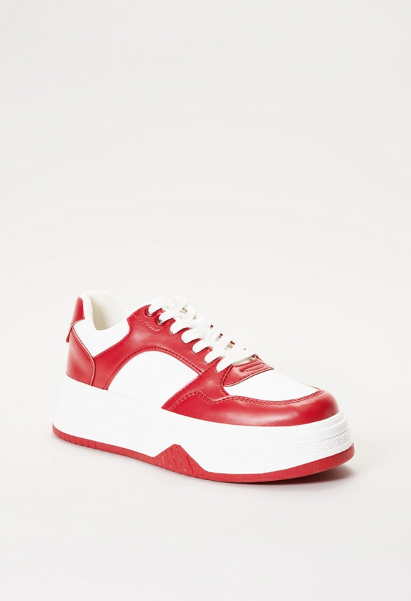 Billie Court Sneaker Salsa Red/ Bright White