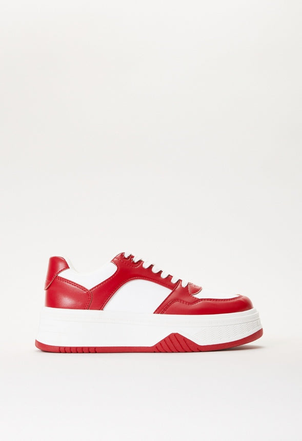 Billie Court Sneaker Salsa Red/ Bright White