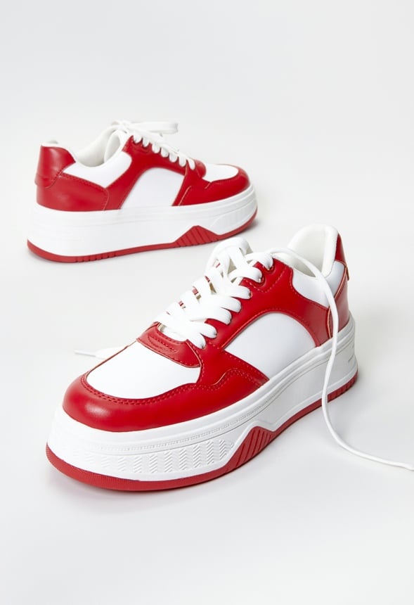 Billie Court Sneaker Salsa Red/ Bright White