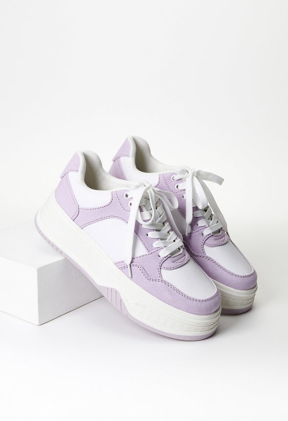 Billie Court Sneaker Orchid Petal/ Bright White