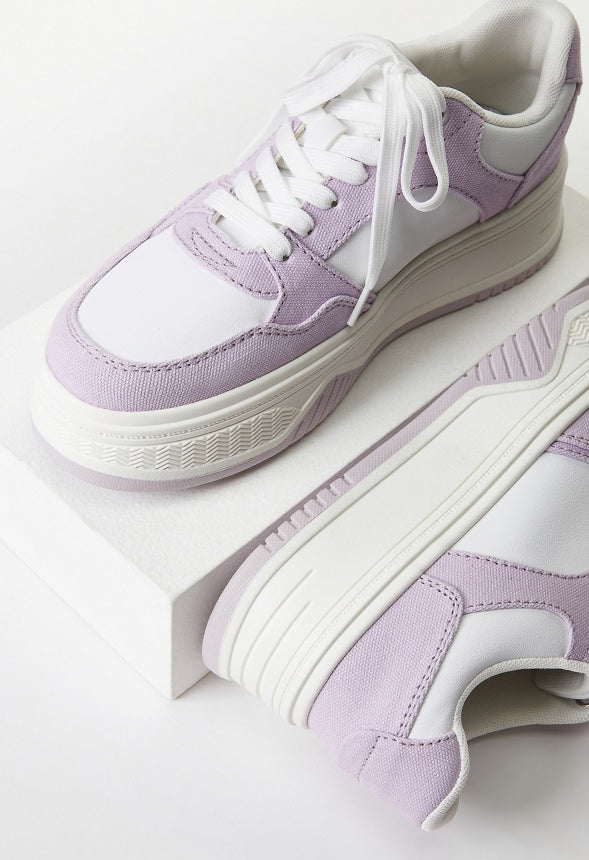 Billie Court Sneaker Orchid Petal/ Bright White