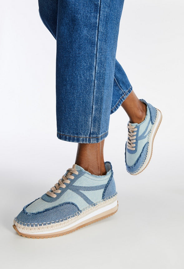 Spencer Sneaker Light Denim/ Medium Denim
