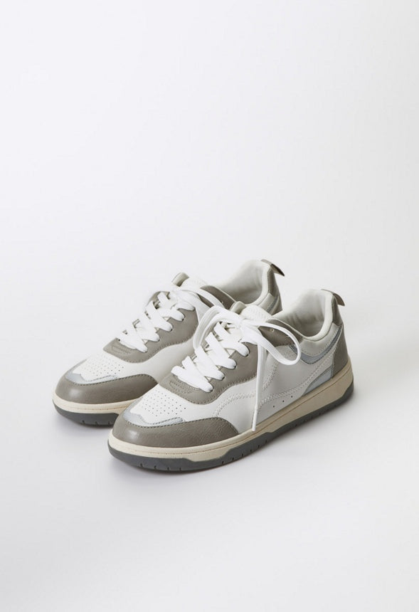 Regina Court Sneaker Bright White/ Vapor Blue/ Silver