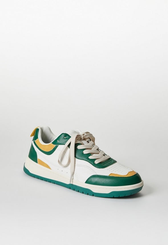 Regina Court Sneaker Dark Green Multi