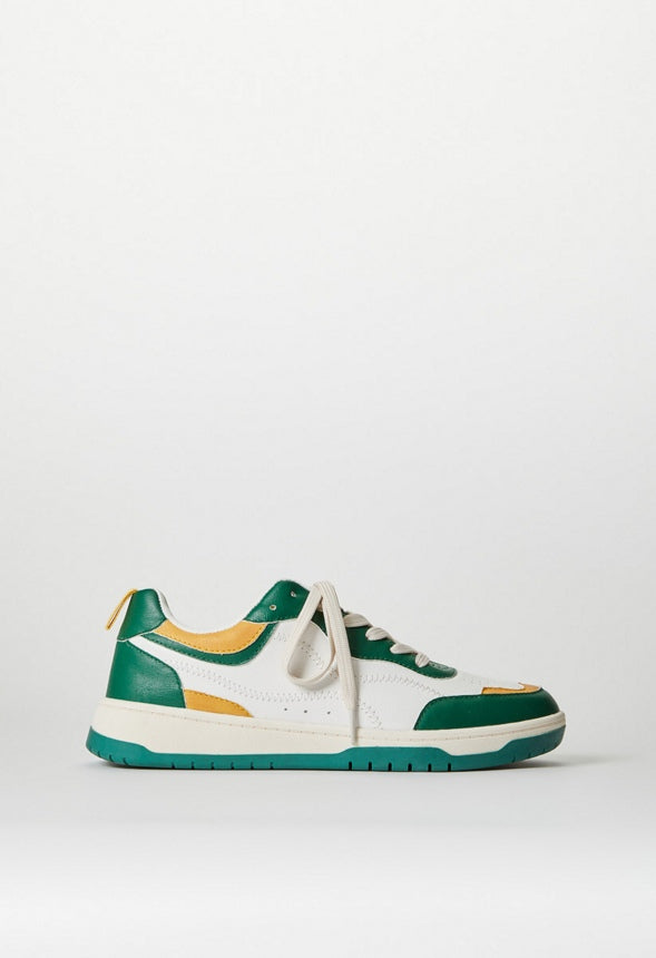 Regina Court Sneaker Dark Green Multi