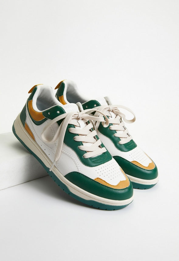 Regina Court Sneaker Dark Green Multi