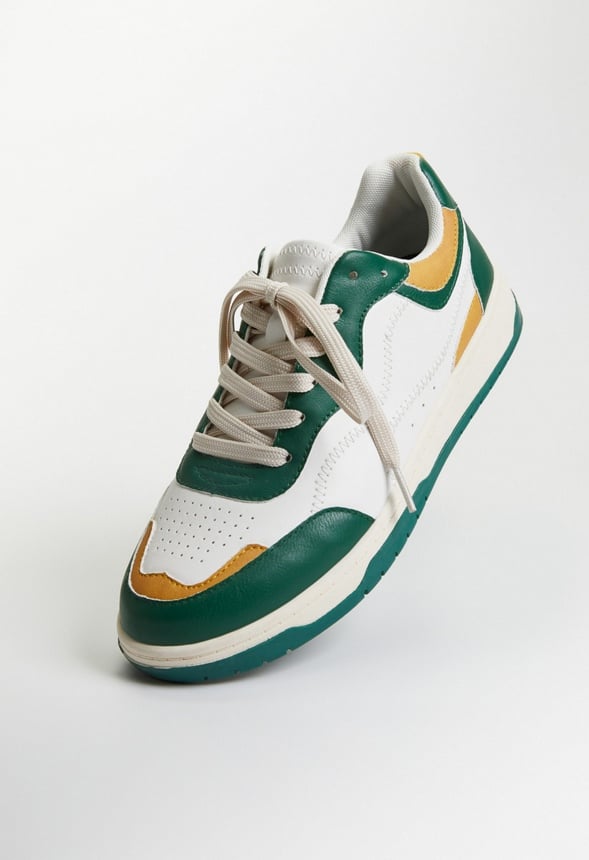 Regina Court Sneaker Dark Green Multi
