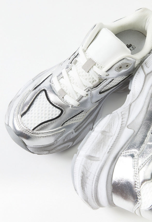 Bia Athletic Sneaker Silver Multi