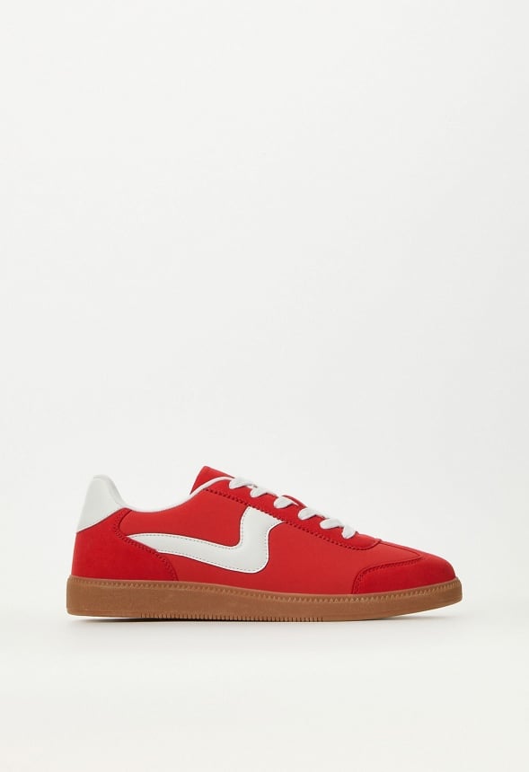 Demi Court Sneaker Salsa Red Multi