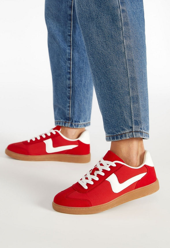 Demi Court Sneaker Salsa Red Multi