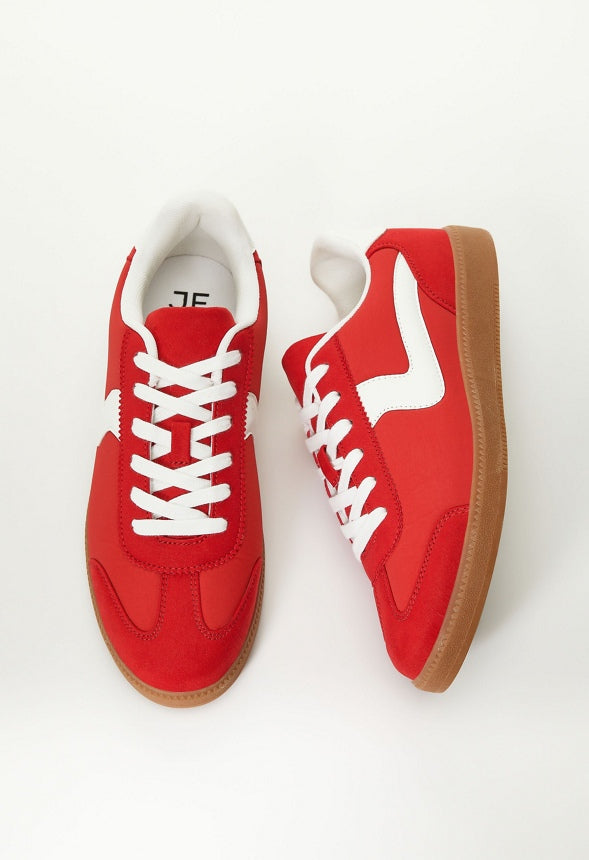 Demi Court Sneaker Salsa Red Multi