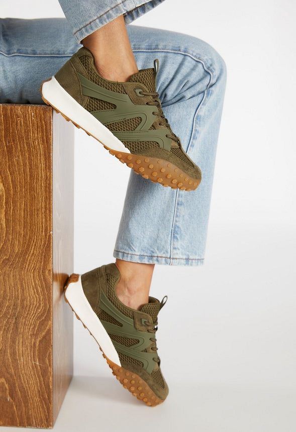 Simone Athletic Sneaker Burnt Olive Multi