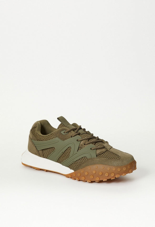 Simone Athletic Sneaker Burnt Olive Multi
