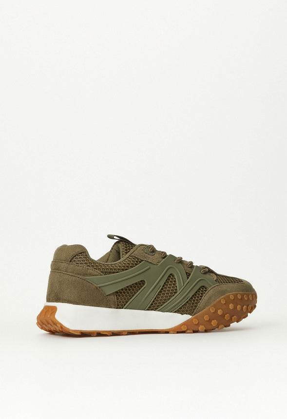 Simone Athletic Sneaker Burnt Olive Multi
