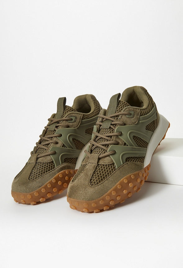 Simone Athletic Sneaker Burnt Olive Multi