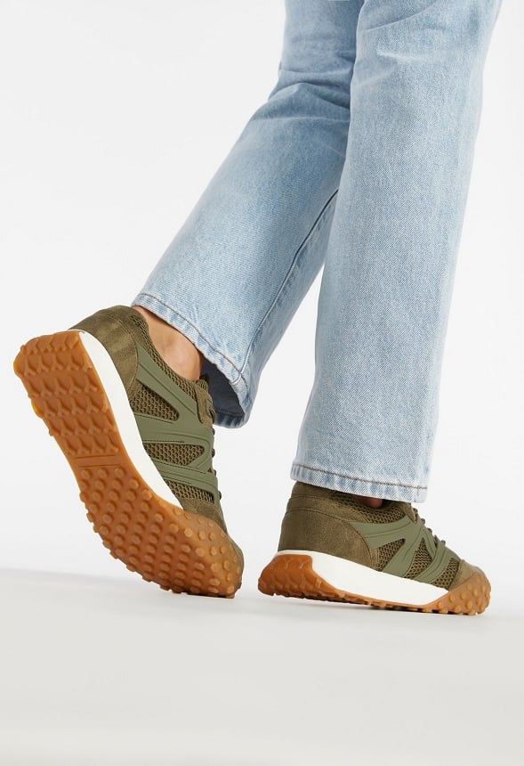 Simone Athletic Sneaker Burnt Olive Multi