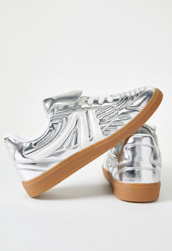 Wren Court Sneaker Silver/ White